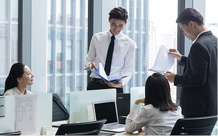 龙湾区市场监督局中青班一行莅临国技互联参观调研