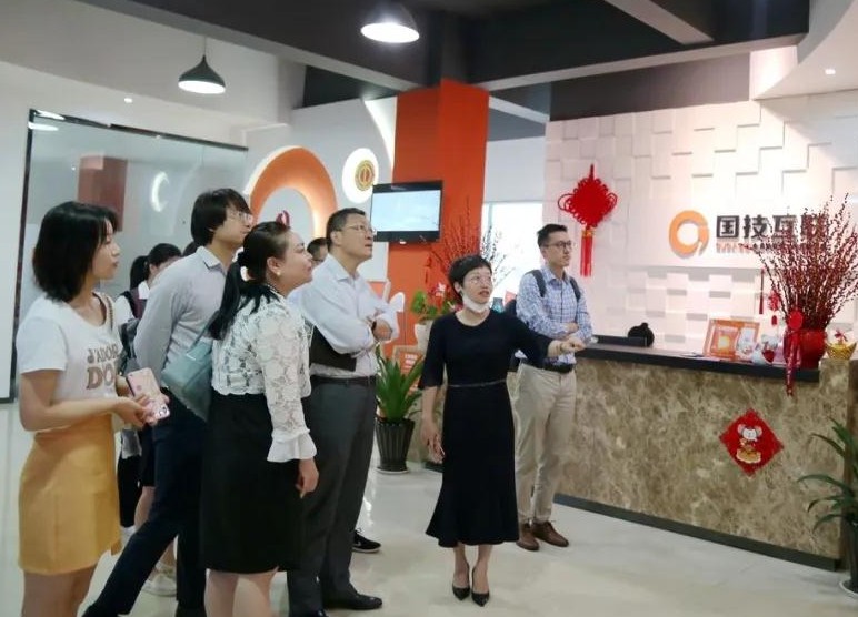 北京大学光华管理学院教授张志学一行莅临国技互联考察指导